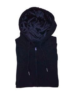 Sudadera con Capucha Lavanda Sólida Personalizada con Cierre para Hombre y Mujer, 100% Algodón, Forro de Satén, Impermeable y Ecológica - Product Image 2