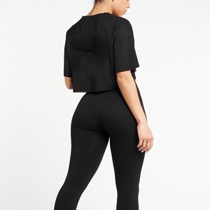 Nuevas telas de máxima comodidad para camisetas de cuello redondo de algodón/poliéster para mujer, camiseta de manga corta de verano, camiseta estampada informal para mujer - Product Image 6