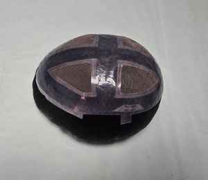 Perruque et toupet pour homme en cheveux indiens Remy de Taz Hair BD avec dentelle frontale Deep Wave et Water Wave, légers et écologiques - Product Image 6