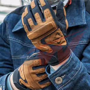 Gants de moto en cuir durables, gants pour hommes les plus vendus, gants de moto personnalisés avec logo, équipement de protection en gros - Product Image 1