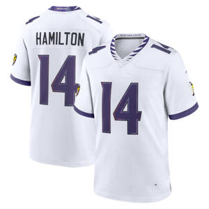 Custom American Football Jersey Unisex Sportswear 100% Polyester Solid Short Breathable Mesh Stitched Team Uniform Wholesale - Product Image 2