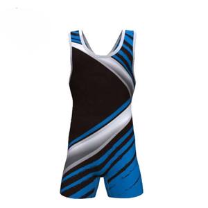 Custom College Wrestling <b>Singlet</b> for <b>Women</b> Adults Polyester/Cotton Breathable 140g Fabric Discharge Printed OEM Service - Product Image 3