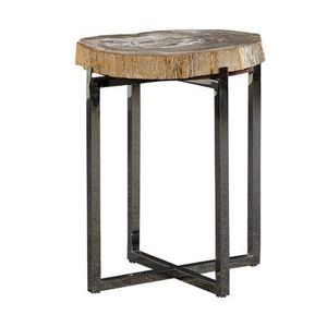 Table d'appoint en fer avec plateau en bois écologique, favorisant une vie durable avec des matériaux et un style responsables - Product Image 6
