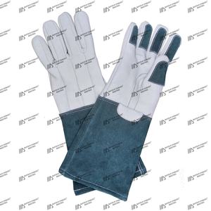 Gants de protection des mains Gants de contrôle de la faune Gants de chasse faits main en cuir de vachette naturel Equipement forestier - Product Image 5