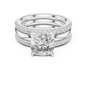 Luxury 925 Sterling Silver Round Cut Moissanite <b>Diamond</b> <b>Ring</b> Factory Wholesale Custom Jewelry Manufacturer - Product Image 1