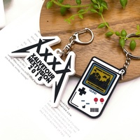 Porte-clés en PVC personnalisé OEM, design 2D, logo en plastique, impression sérigraphique, forme personnalisée, taille personnalisée, marque MTX, Chine