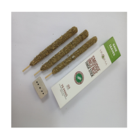 Haute qualité 6 pouces feuille de sauge tache bâtons d'encens sans bambou en vrac aromathérapie diffuseur fournitures diffuseur aromatique botanique