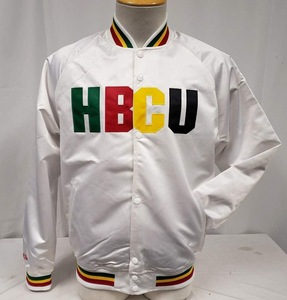 เสื้อแจ็คเก็ตวาร์ซิตี้คอโอสีเขียวสำหรับผู้ชาย สำหรับชมรมนักเรียน  พร้อมบริการสกรีนโลโก้ตามสั่ง ผ้าแคนวาสกันน้ำ - Product Image 2