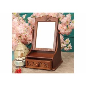 Handcrafted Sheesham Wood Carved <b>Mirror</b> Frame - Wholesale B2B - Product Image 1