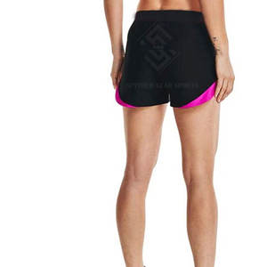 Shorts pour femmes les plus vendus, couleur unie, respirants, taille haute, haute qualité, options personnalisées à faible MOQ - Product Image 3
