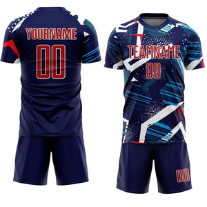 Uniforme de Fútbol Transpirable de Alto Rendimiento, 100% Poliéster, Jersey y Pantalones Cortos Deportivos Diseñados para Práctica Diaria y Torneos - Product Image 6