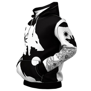 Sudaderas personalizadas para hombre, ligeras, de alta calidad, con diseño de logotipo impreso por sublimación, para invierno, gruesas, 100% poliéster, transpirables. - Product Image 3