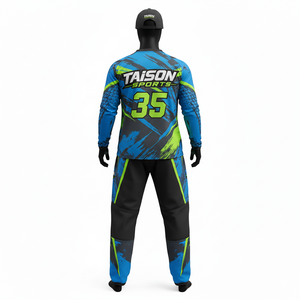 Maillot de Gardien de But Floorball Personnalisé 2026 Noir et Or, Manches Longues, Rembourré, en Polyester, Design Premium pour Hommes, Femmes et Équipes - Product Image 4