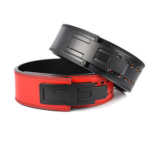 Cinturón de Levantamiento de Pesas de Primera Calidad, Cuero de Alta Calidad con Forro de Gamuza, Cierre de Botón a Presión, Palanca de Levantamiento, MOQ Bajo - Product Image 2