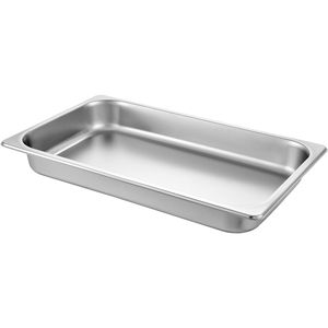 Set di 6 Vaschette per Buffet a Vapore Larghe 20,9 X 12,8 X 2,6 Pollici 8,5L Contenitori per Alimenti in Acciaio Inox Dimensione Standard Attrezzatura per Mantenimento Calore - Product Image 1