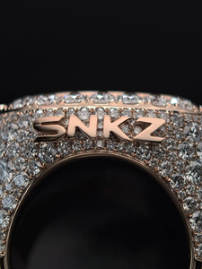 <b>Iced</b> Out Hip Hop <b>Ring</b> | D VVS Moissanite Diamond | 925 Sterling Silver | GRA Certified | Custom Luxury Wedding Engagement <b>Ring</b> - Product Image 4