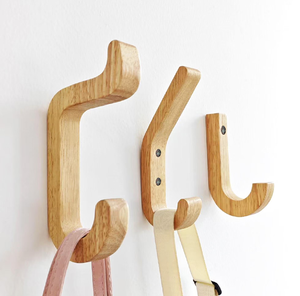 Modern Wooden <b>Wall</b> <b>Hook</b> 3 Pieces Set Eco-Friendly Caps <b>Keys</b> Umbrella Clothes Hanging <b>Hooks</b> At Under your Budget - Product Image 1