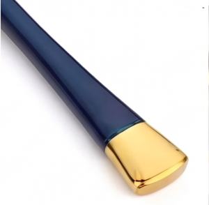 Ensemble de couverts élégants à manche bleu en acier inoxydable pour table à manger, cuisine, mariage ou fête - Product Image 2