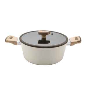 Casserole en aluminium antiadhésive avec couvercle en acier inoxydable, compatible induction, pour la cuisson des soupes, ustensile de cuisine - Product Image 5