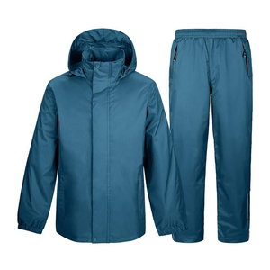 Traje Impermeable Ligero y Transpirable de Alta Visibilidad con Revestimiento de PU para Trabajadores de Almacén y Exteriores - Product Image 1