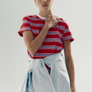 Camiseta de Verano Informal de la Mejor Calidad, Tejida, Lisa, con Cuello Redondo, Manga Corta, Transpirable y de Secado Rápido - Product Image 3