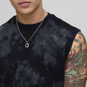 Camisetas sin mangas para hombre con estampado acid wash y efecto desgastado, calidad superior, número uno en el mercado, calidad única de alta gama. - Product Image 3
