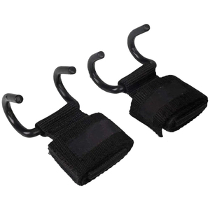 Unisex High Quality Lightweight Eco-Friendly Adjustable Cotton <b>Strap</b> Anti-Slip Rod Hooks for Weight Lifting Powerlifting Gym - Product Image 1