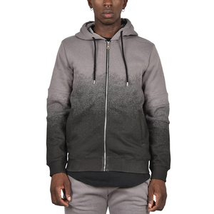 Custom Printed Solid Washed Fleece Knitted Breathable Eco-friendly Mens Hoodies Oem Service - Product Image 4