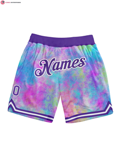 Authentic Breathable Board Shorts for Plus Size Men Casual Pink <b>Light</b> Blue White Palm <b>Trees</b> 3D Pattern Embroidery Custom - Product Image 3