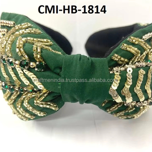 Nouveau serre-tête brodé coloré au design 2025 – Accessoire capillaire élégant pour femme - Product Image 5