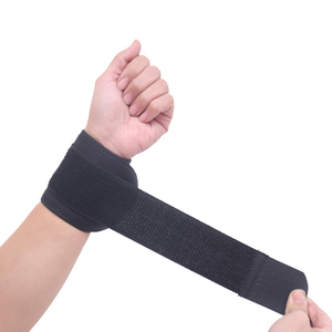 Bandes de poignet personnalisables multicolores respirantes en coton avec logo pour le fitness et la musculation, soutien pour les mains - Product Image 2