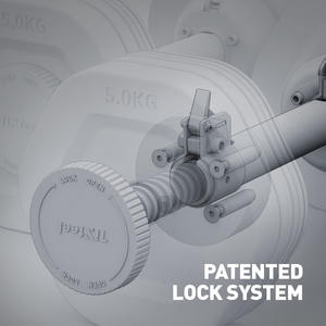 Haltères réglables en fonte 23KG Taiwan Hot Sell Indoor Fitness 50KG Ensemble d'haltères - Product Image 5