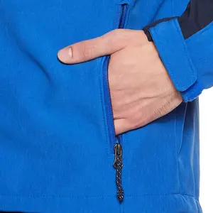 Veste softshell pour homme, haute qualité, imperméable, respirante, grande taille, coupe-vent, col roulé, fermeture éclair, pour l'extérieur, hiver - Product Image 5