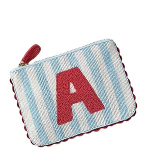 A R Handmade Shoulder Acrylic Beaded Pearl Clutch <b>Bag</b> Women <b>Girls</b> Mini Evening Bead Coin Purse Zipper Pouch, Boutique - Product Image 2