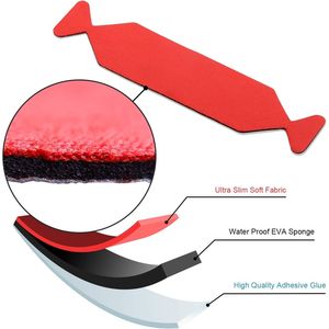 Set di 3 Raschietti in Vinile da 4 Pollici con Magnete Integrato e Bordo Ammortizzato, Strumento Applicatore per Decalcomanie Auto - Product Image 4