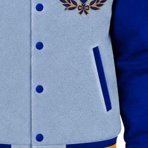 Chaqueta Bomber Personalizada de la Hermandad Femenina Sigma Gamma Rho, Estilo Universitario, Bordado con Letras Griegas, Cierre de Broches, Informal - Product Image 6