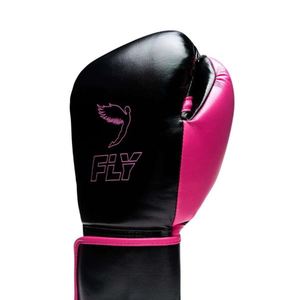 ถุงมือฝึกซ้อมมวยสำหรับผู้ใหญ่ Fly Leather สีดำชมพู แบบผูกเชือก น้ำหนักเบา ระบายอากาศได้ดี ใช้ได้ทั้งชายและหญิง - Product Image 4
