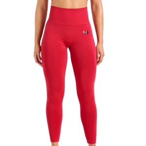 Leggings de fitness sans couture taille haute pour femmes, pantalons de yoga extensibles, contrôle du ventre, vêtements de sport pour la gym, OEM ODM - Product Image 1