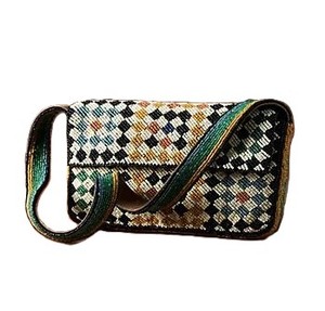 Bolso bandolera azul con cuentas florales, elegante accesorio de moda, bolso de mano para la noche, para mujeres modernas, uso diario y eventos. - Product Image 5