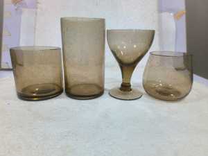 แก้วน้ำทรงสูงเคลือบผิวแบบฟองอากาศ ทำด้วยมือ - Product Image 2
