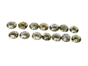 Ametyste vert clair naturel, poli, taille ovale, facetté, pierre précieuse en vrac 3x5mm-8x10mm RUHAN GEMS pour la fabrication de bijoux - Product Image 4