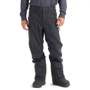 Pantalon cargo imperméable gris pour homme, poids moyen, polyester, style décontracté, poches latérales, fermeture boutonnée, vêtements d'hiver - Product Image 6