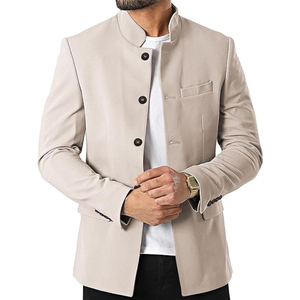 Chaqueta Tradicional Alpina para Hombre, Chaqueta Bávara Janker con Cuello Alto, Chaqueta Formal para Bodas y Oktoberfest Alemanas - Product Image 1