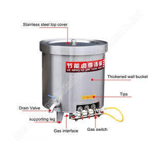 Olla de cocción comercial eléctrica de 200 litros - Product Image 3