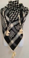 Shemagh, foulard arabe pour la tête et le cou, doux et confortable, Keffiyah, 140cm x 140cm