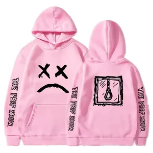 Custom Oversized Graphic Hoodie Womens <b>Skeleton</b> Rose Print Heavyweight Fleece Pullover Sweatshirt Y2K Vintage Streetwear Hoodies - Product Image 2