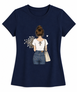 Camiseta de Jersey Amarilla Estampada para Hombre, Manga Corta, Cuello Redondo, Algodón, Informal, para Uso Diario en Verano - Product Image 2