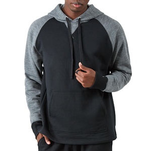 Sudaderas con capucha y sudaderas tipo pullover personalizadas para hombre, de algodón orgánico 100% con forro polar reflectante, sudaderas con capucha reflectantes para hombre. - Product Image 3