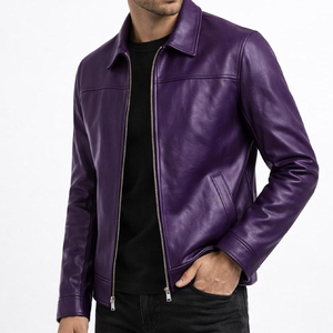 Custom Fraternity Men's Genuine Leather <b>Jacket</b> <b>Suede</b> Mandarin Collar Greek Life Windproof Wholesale Supplier Available OEM\ODM - Product Image 1