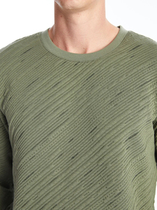 Sudadera de Cuello Redondo Tejida a Medida, Estilo Casual, Precio Bajo de Fábrica, Sudaderas al por Mayor - Product Image 5